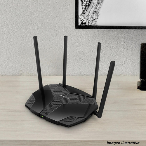 Mercusys Mr70x Router Gigabit Wifi 6 Banda Dual Ax1800 Negro