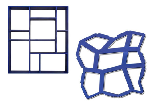 Combos Molde Sendero Para Jardín Easy + Rectangular