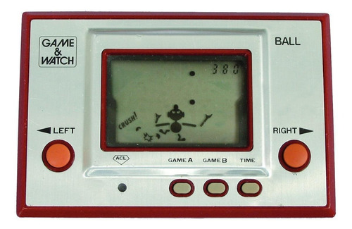 Nintendo Game & Watch Club Nintendo Ball Standard color  gris y rojo