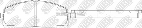 Pastillas De Freno Toyota Dyna 3.0 2008 Nibk Delantera