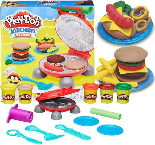 Massinha Play-doh Festa Do Hamburguer - Hasbro