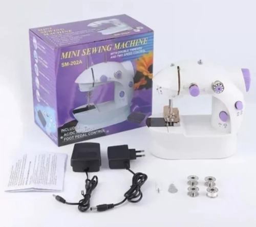 Maquina De Coser Mini Maquina De Cocer Color Blanco