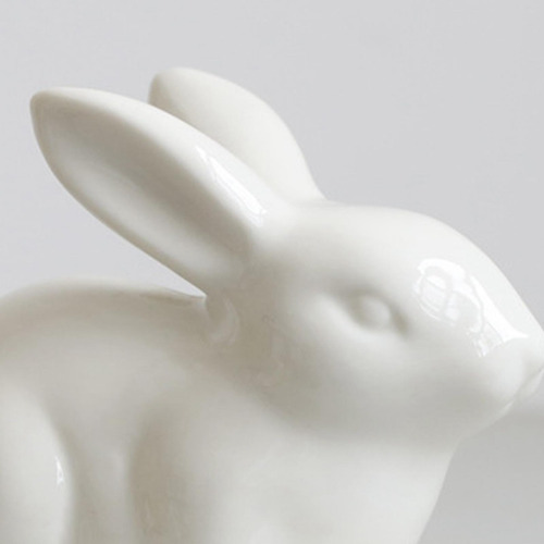 4 Adorable Conejito De Pascua Figuritas Estatua De Conejo