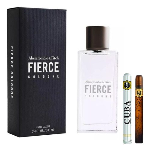 Abercrombie Fierce Colonia 100ml Original+perfume Cuba 35ml