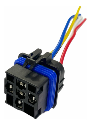 Socket Relay Impermeable Arnes Conector Relevador 5 Pin 12v