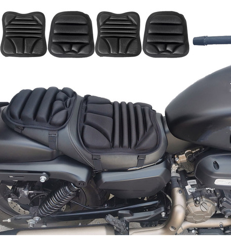 Cojín De Gel Para Asiento De Moto, 4 Unidades