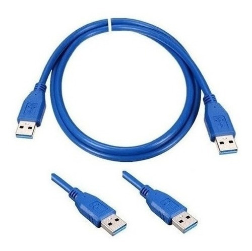 Cable Usb Macho A Macho 1.5m Usb 3.0 Alta Calidad En Bolsita