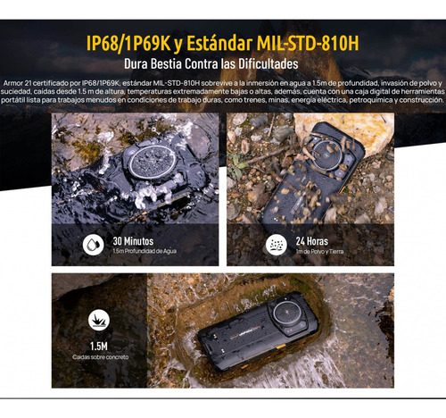 Ulefone Armor 21 Con Cámara Frontal De 16mp Y Android 13