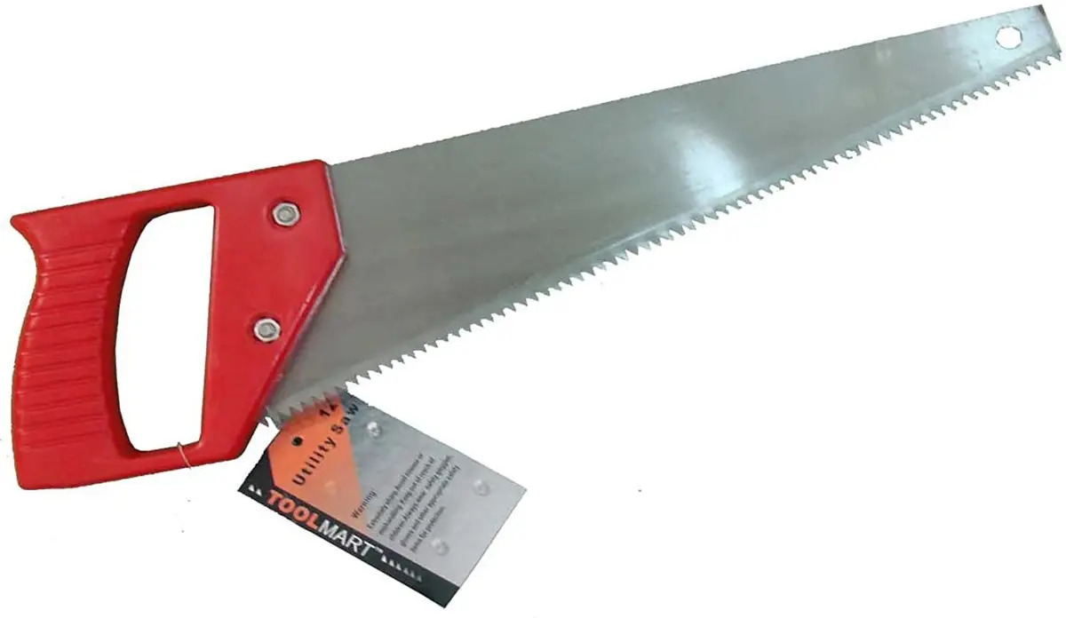 Serrucho Para Carpintero Hoja De Acero 12in / 30.5cm