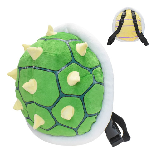 Rgvv Green Koopa Troopa Mochila Tortuga Verde Verde Soft Rel