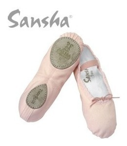 Imagen 7 de 8 de Zapatillas De Ballet Danza Importadas Sansha De Lona