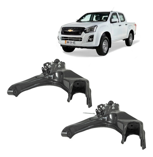 Par Bandeja Susp Del Inferior Para Chevrolet Dmax 05-15 4wd 