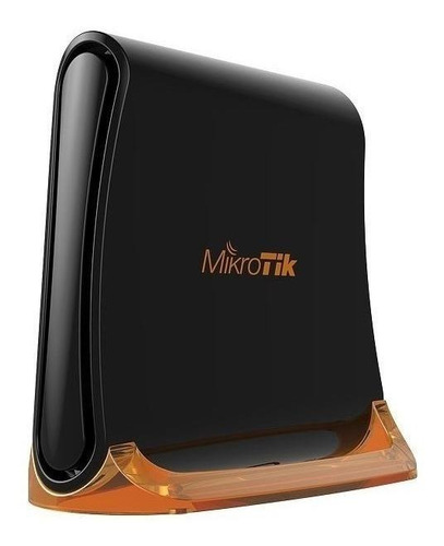 Imagen 1 de 2 de Access point interior MikroTik RouterBOARD hAP mini RB931-2nD negro y naranja