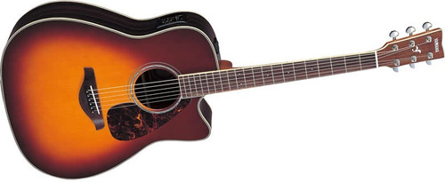 Guitarra Electroacústica Yamaha Folk Jumbo Fgx Fgx730scbs/02