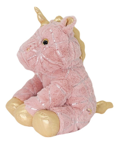 Unicornio De Peluche Unicornio Sentado Ojos Brilloso Cute