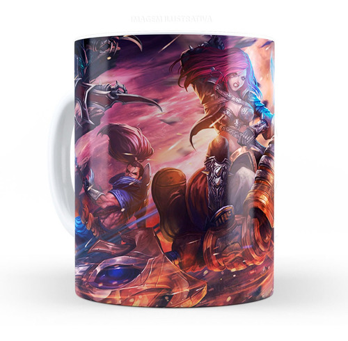 Caneca De Ceramica League Of Legends 325 Ml