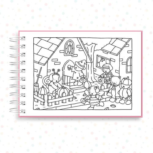 Livro Colorir Bobbie Goods 100 Folhas Capa Dura