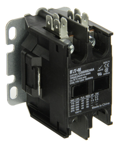 Eaton C25bnb240 Compact Definite Utilizar Contactor Actual 3