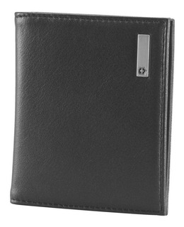 Billetera Victorinox Antwerp con diseño Liso color black de cuero - 8.2cm x 9.8cm x 1.3cm