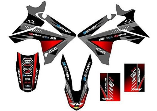 Kit De Gráficos Senge Compatible Con Honda 2013-2018 Crf 110