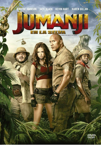 Dvd - Jumanji: En La Selva