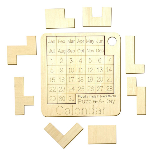 Calendario Diario (modos De Rompecabezas Con Diferentes Graf
