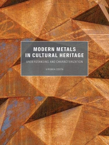 Modern Metals In Cultural Heritage Understanding And Charact