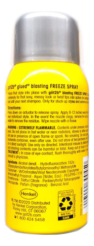 Spray Got2b Glue Blasting Freeze 60 Ml (6 Unidades)