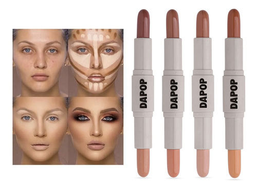 Lleva 4 Paga 3! Combo X4 Sticks Duo Contour Dapop Barra 