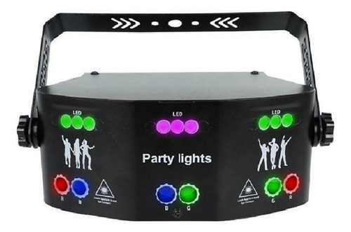 Laser 6 Bocas Rgb 2 En 1 Con Efecto Led