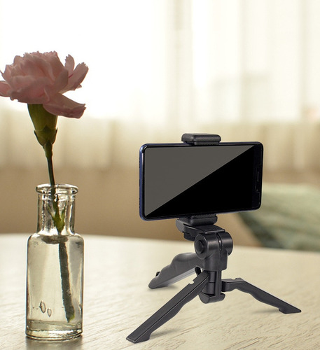 Mini Tripode Plegable Con Soporte Para Celular