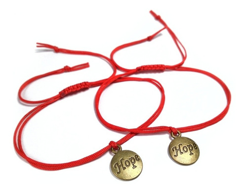 Pulsera Manilla Hilo Rojo Regalo Pareja Novios Amigos