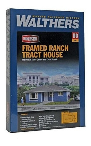 Walthers Cornerstone Framed Ranch Tract House Tren