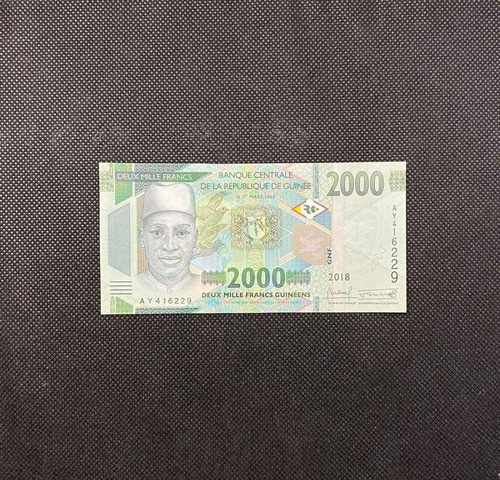 Imagen 2 de 4 de Guinea Republica - 2.000 Francos - Año 2018 - P # N D