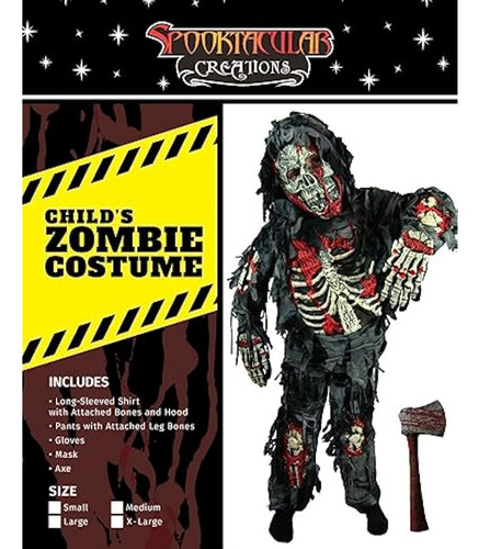 Spooktacular Creations Disfraz De Zombie Deluxe
