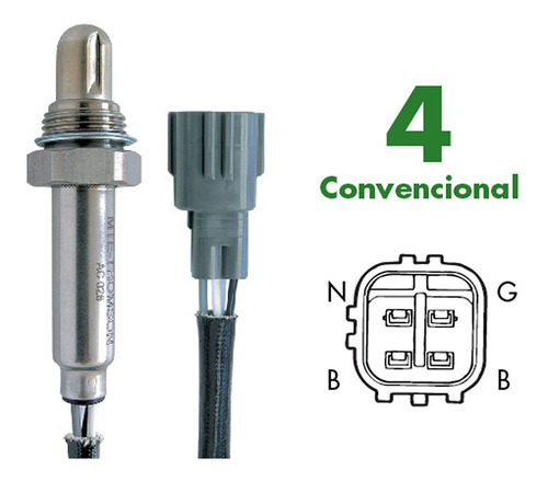 Sensor Oxigeno Mte-thomson Para Hiace 2.7l Vvt-i Fi 06-11 Dc