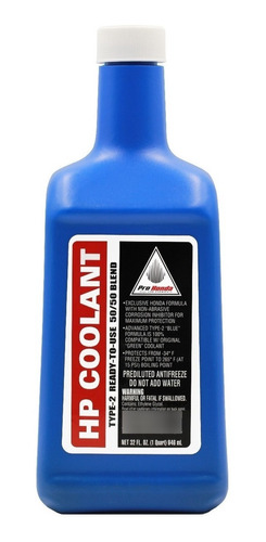 Refrigerante Anticongelante Coolant Type 2 Motos Honda 946ml