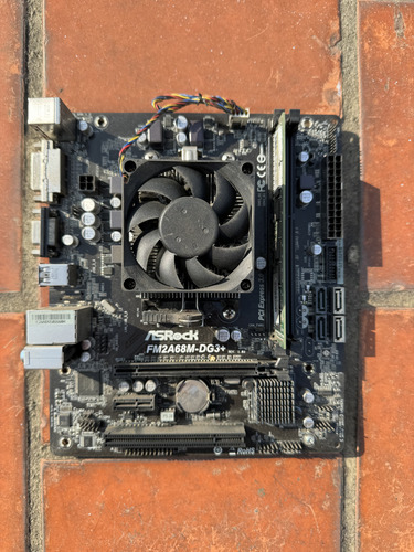Pc Con Asrock Fm2a68m, Amd A6 7480, Fuente Gamemax (Usado)