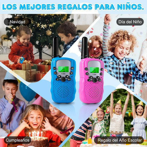 2pzs Walkie Talkies Para Niños Walkie Talkie De Juguete Con
