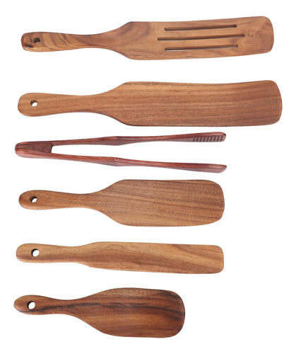 Set De Soporte Para Utensilios De Cocina De Madera, Vajilla
