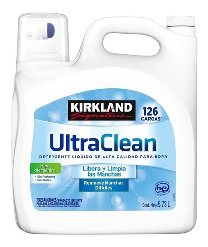 Detergente Liquido Kirkland Ultra Clean 5.73 Lts