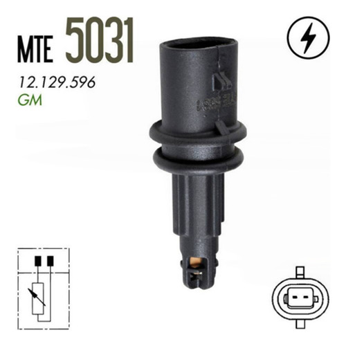 Sensor Temperatura Corsa 2002 - 2009 1.8l 8vál Std. Sohc Bra