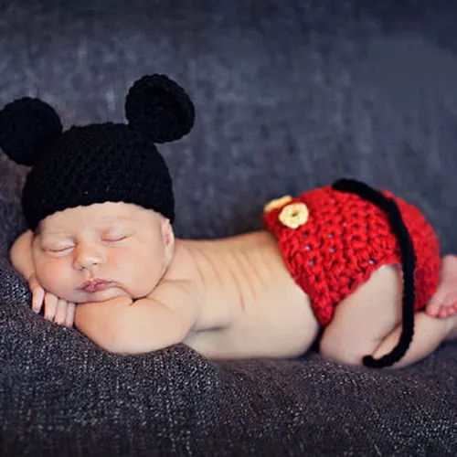 Trajecito tejido 2025 de mickey mouse