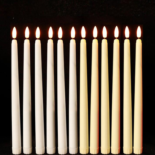 Luz De Velas Cónicas Sin Llama Led, Candelabro Led Con Pilas