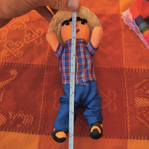 5 Muñecos Panchito Y 5 Muñecas Lele Otomíes Erilio Artesanal