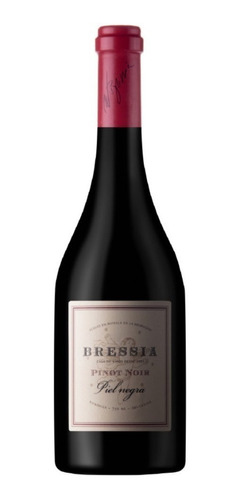 Vino Tinto Piel Negra Pinot Noir 750 Ml Bodega Bressia