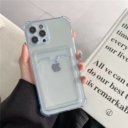 Funda transparente iPhone Xr con tarjetero 