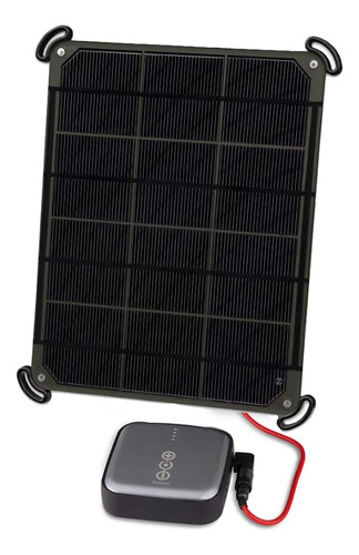 Kit De Panel Solar De 6w Con Batería Externa (6,400 Mah) - C