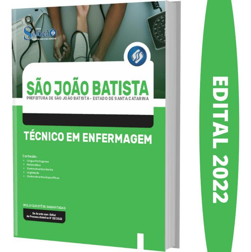 Apostila Concurso São João Batista Sc - Técnico Enfermagem