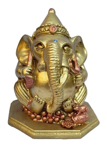 Figura De Ganesh O Ganesha - Atrayente D Abundancia 14x12cm